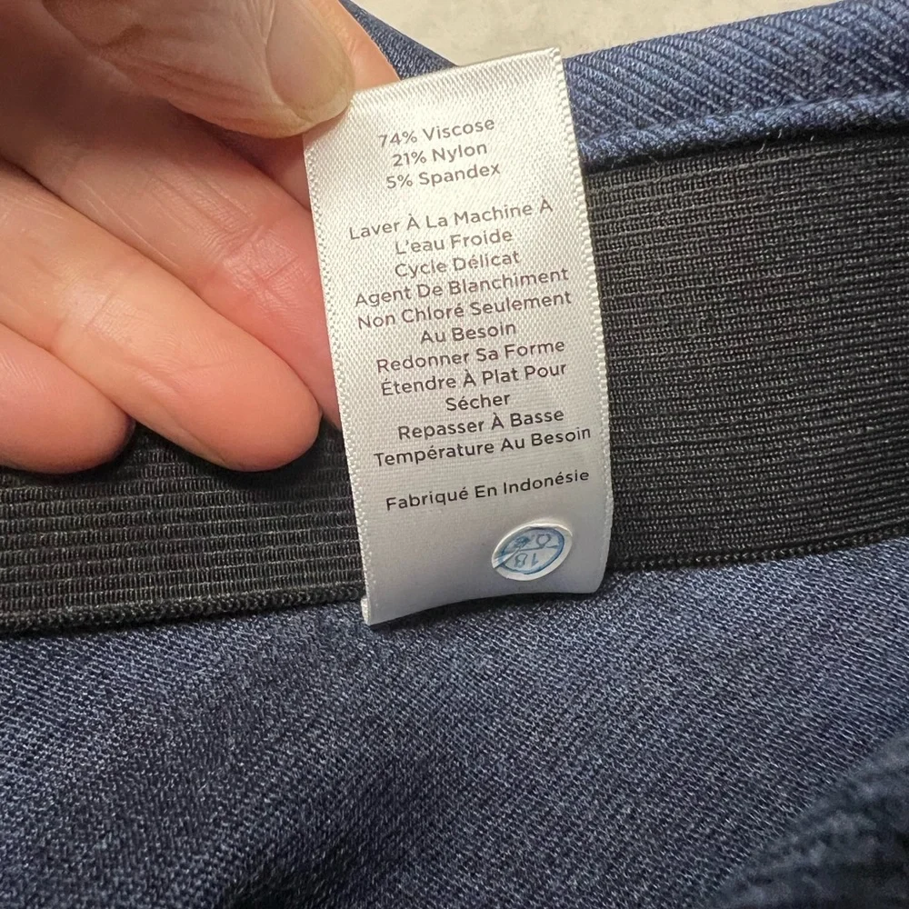 Talbots Montauk pant, denim Heather, misses 8, nwt - Picture 16 of 16